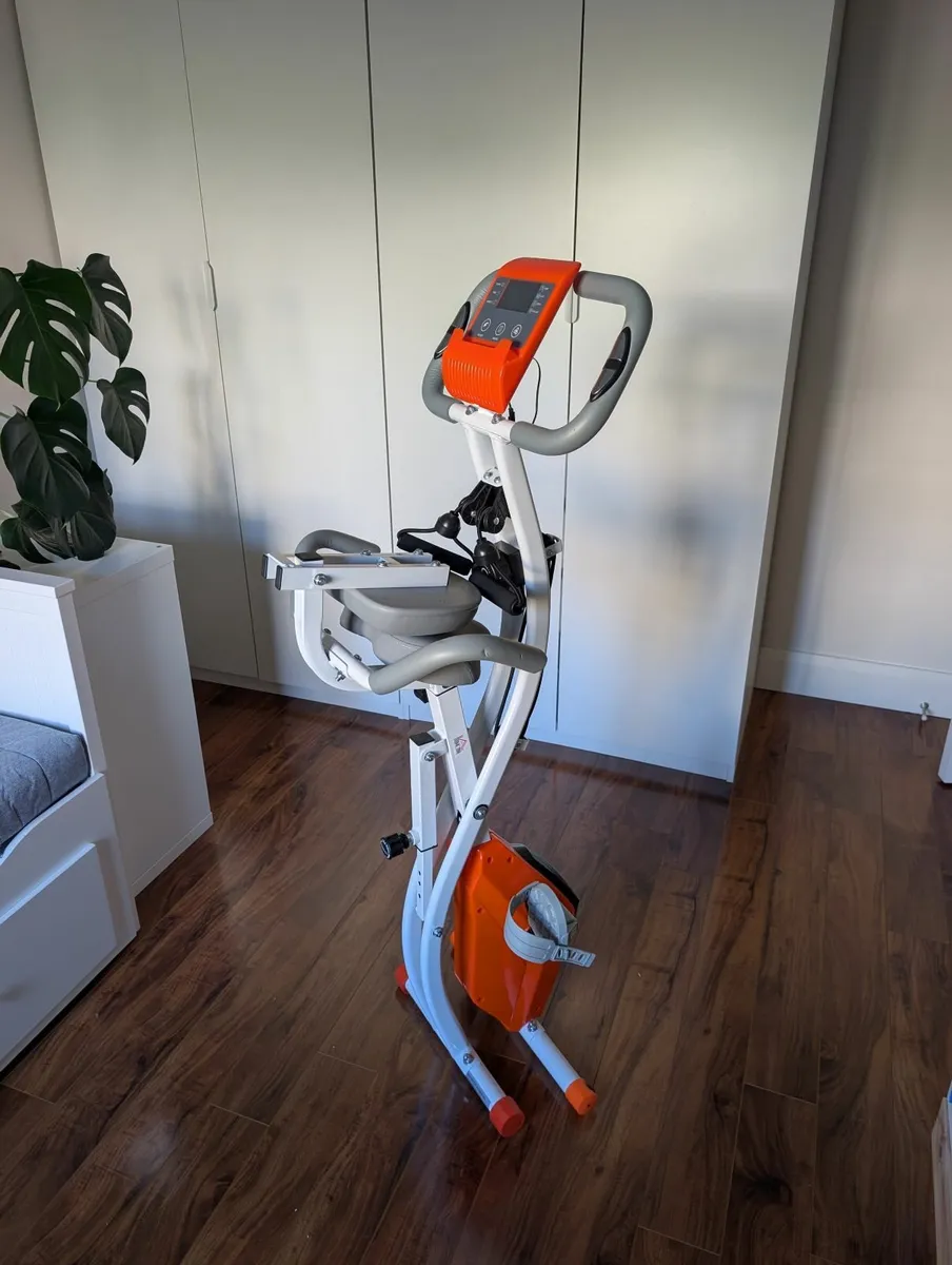 Folding Exercise Bike . 2 in 1 - Image 2