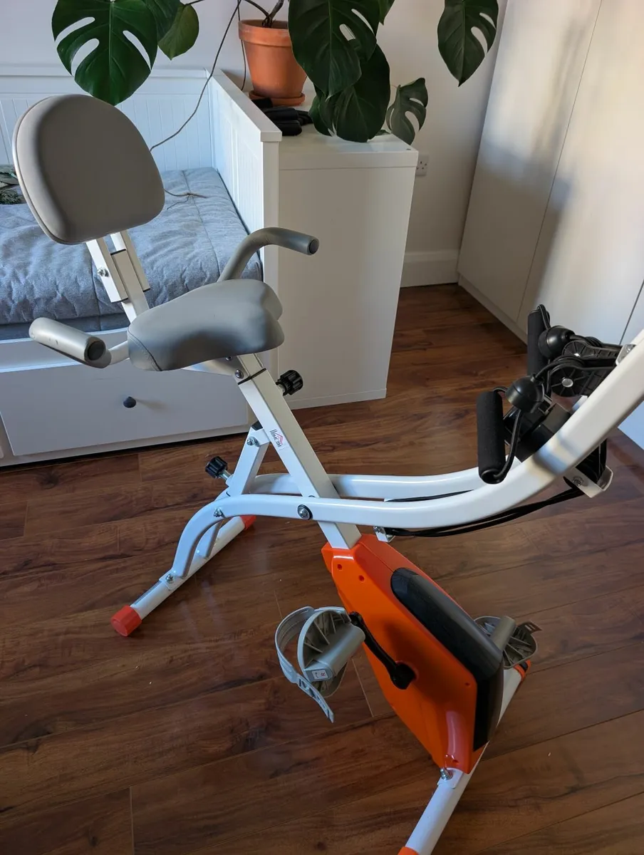 Folding Exercise Bike . 2 in 1 - Image 4