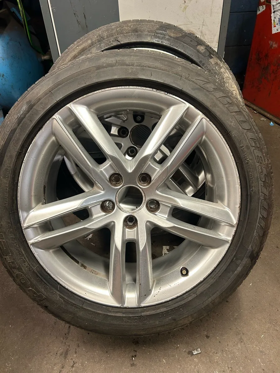 18inch a4 sline alloys 4 new tyres - Image 1