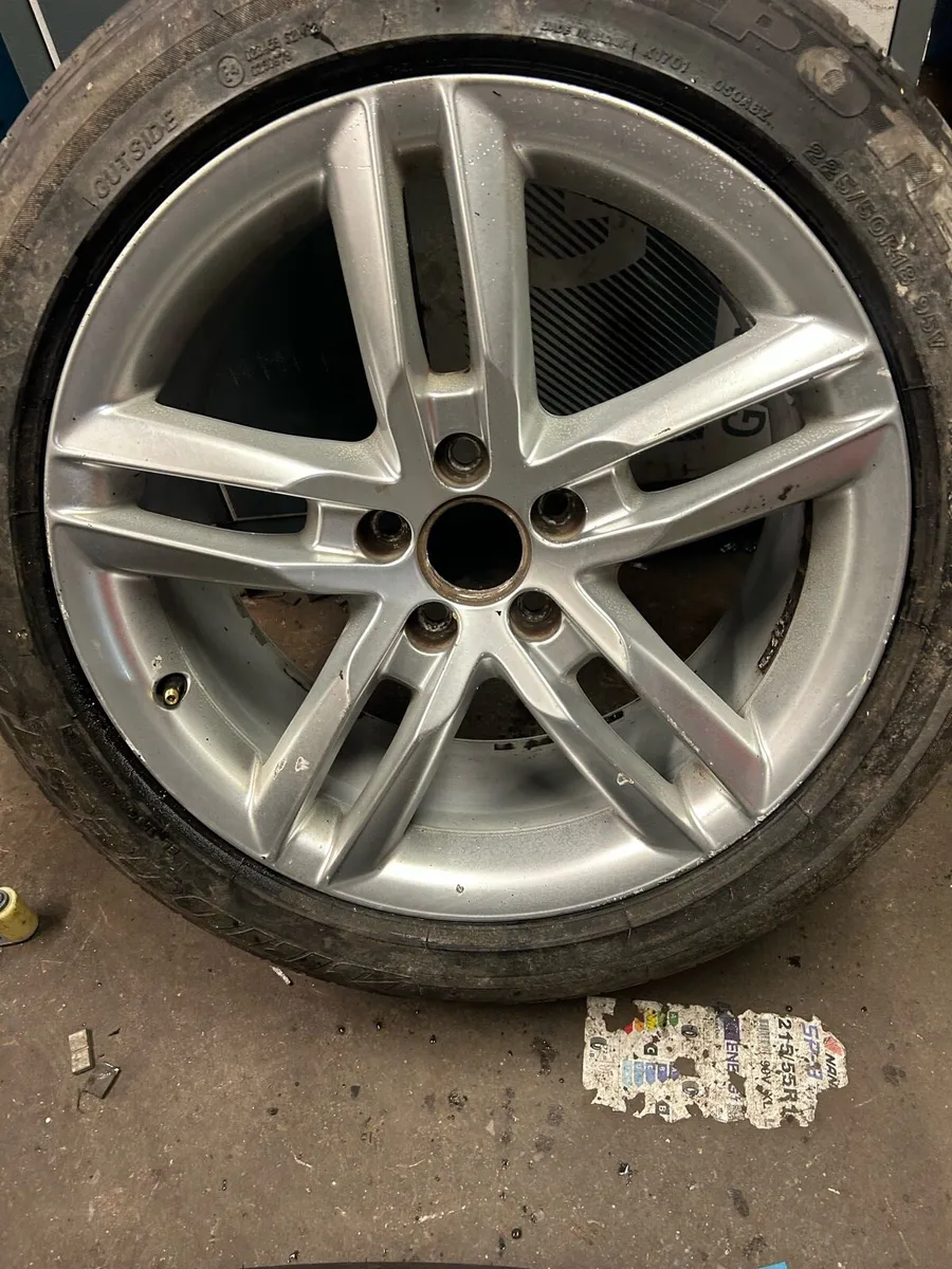 18inch a4 sline alloys 4 new tyres - Image 2