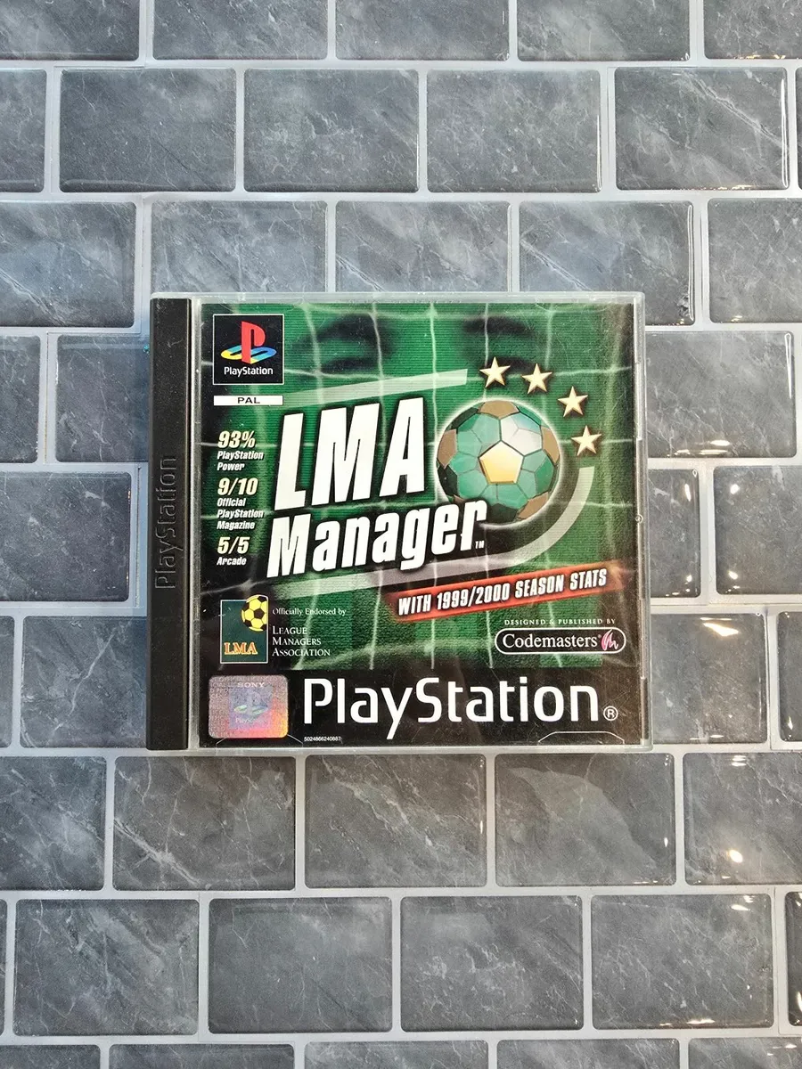 LMA Manager- PlayStation 1/PS One Game - Image 1