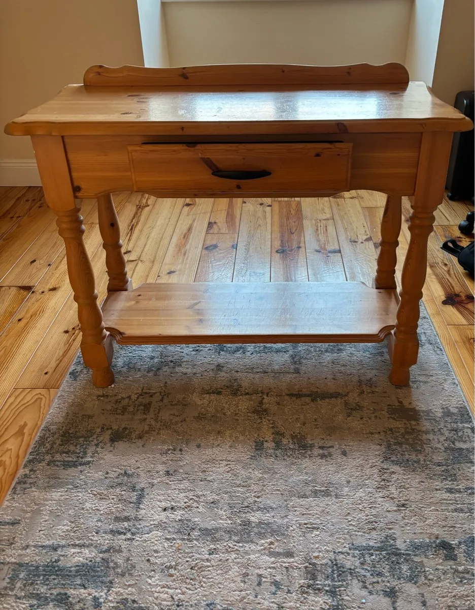 Solid Pine side table - Image 3