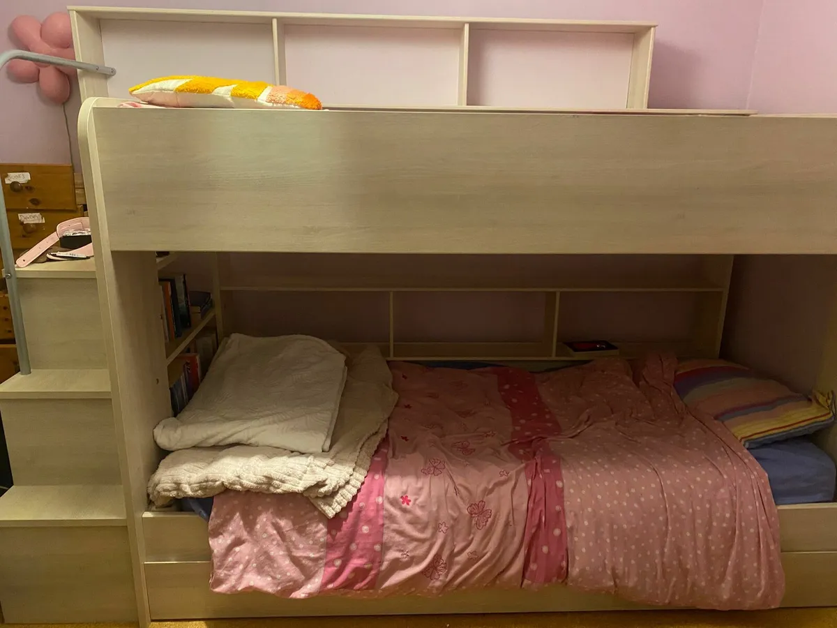 Bibop bunk beds in light acacia - Image 2