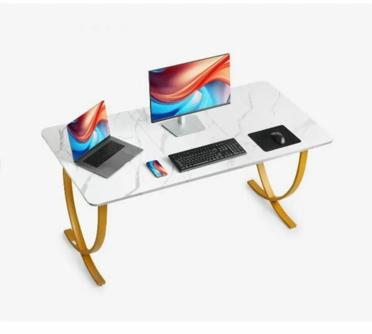 Executive Desk, 160 cm W x 80 cm D Large Office - Image 1