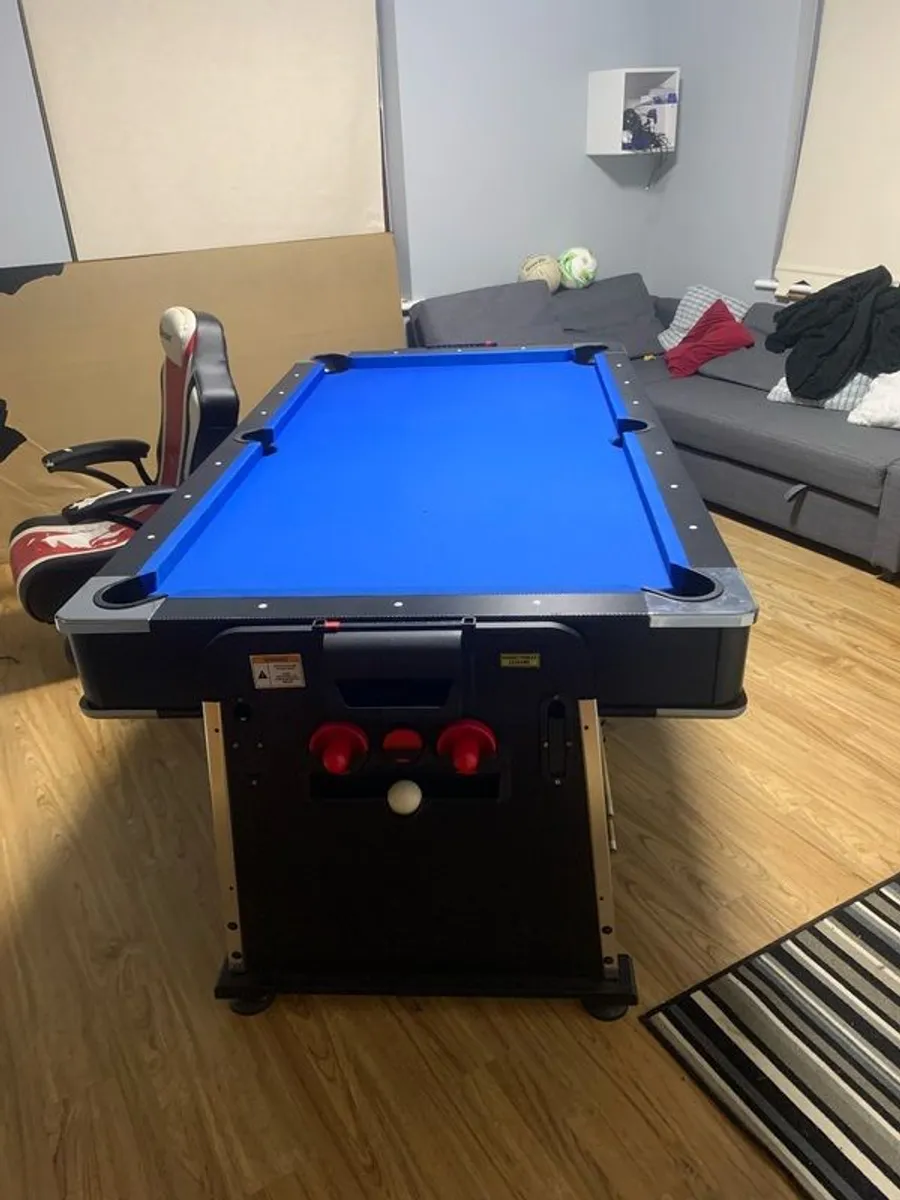 Pool - table tennis - air hockey - 4 in 1 Table - Image 2