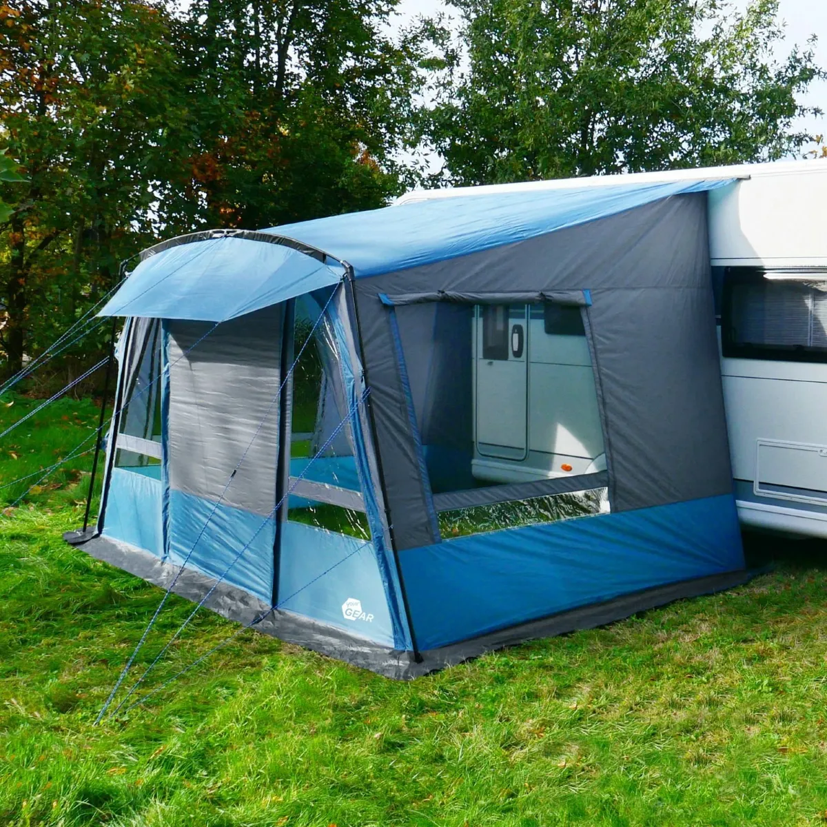 Lightweight Caravan Awning  Partial Awning 350 cm, - Image 1