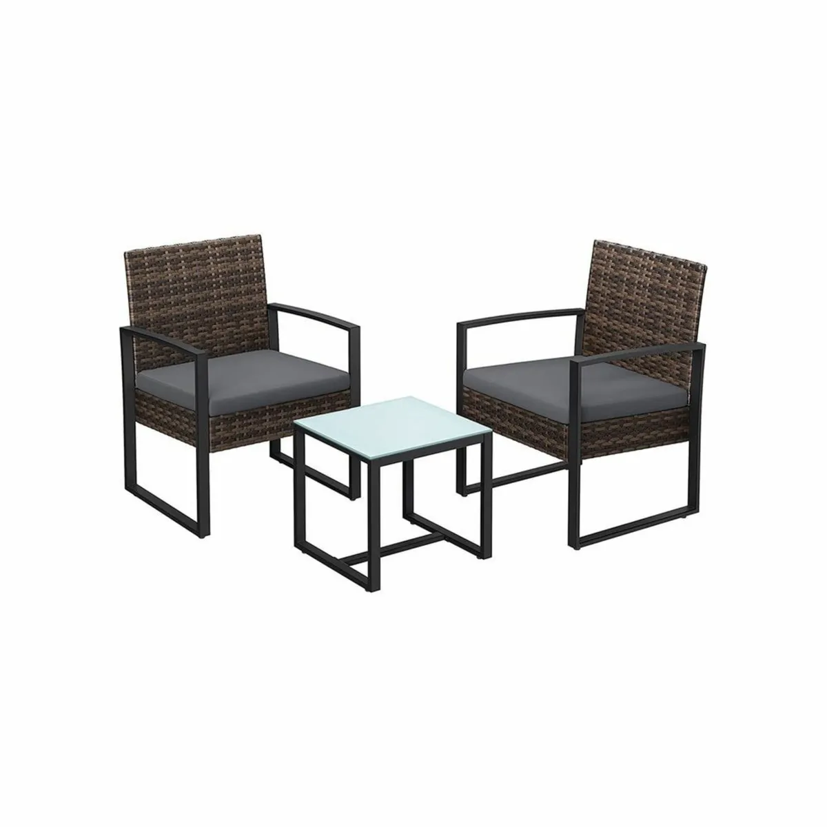 Garden chairs with table Balcony set - Image 1