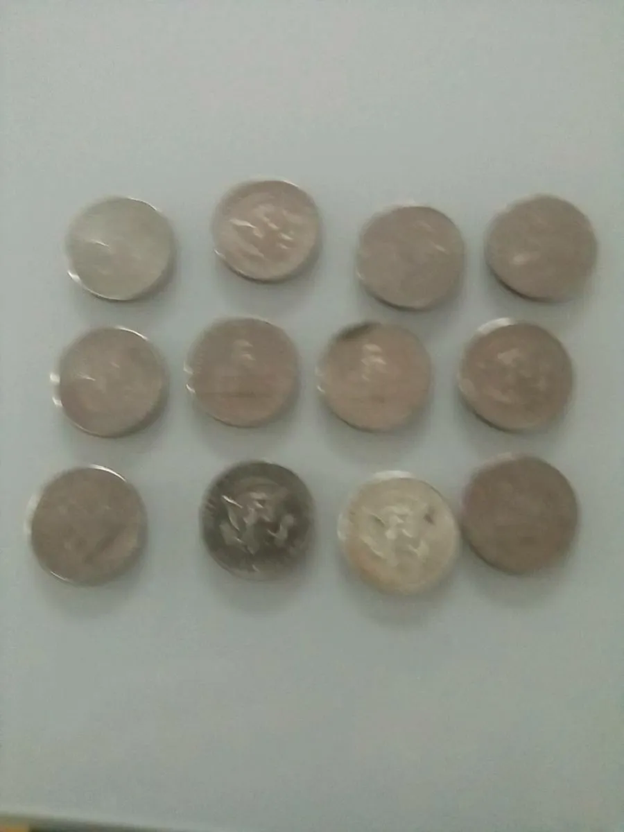 12.  AMERICAN.  HALF.  DOLLARS. - Image 3