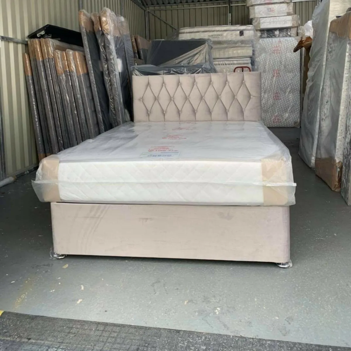 New 4FT6 Double Divan Beds In Stock - Image 2