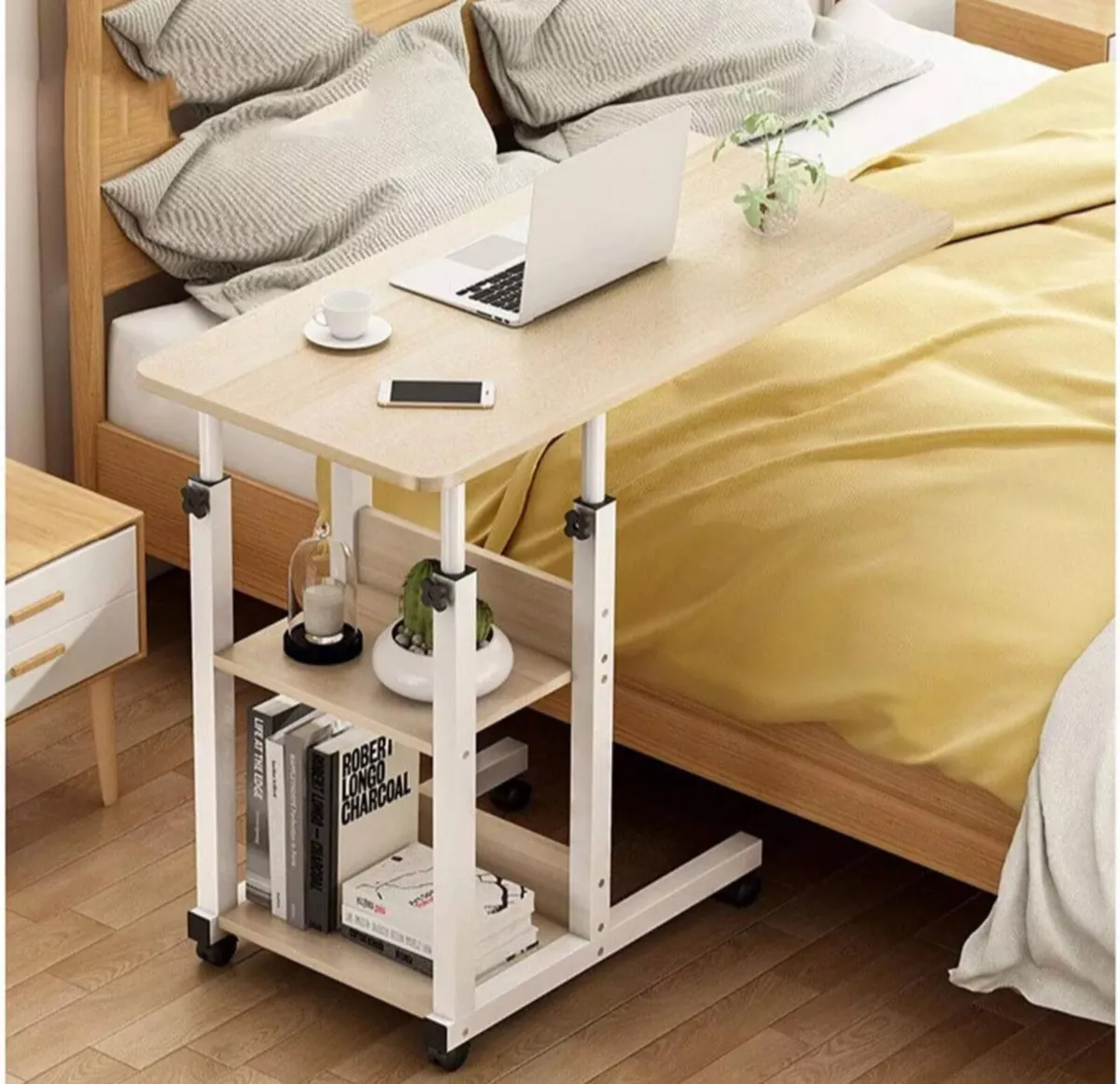 NEW Overbed Table Desk Height Adjustable - Image 3