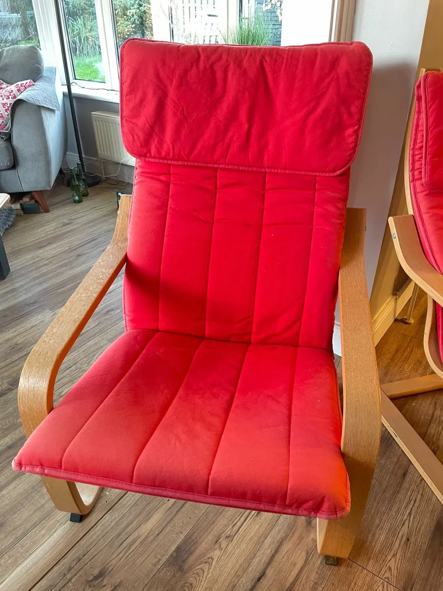 2 IKEA Poang chairs - Image 4
