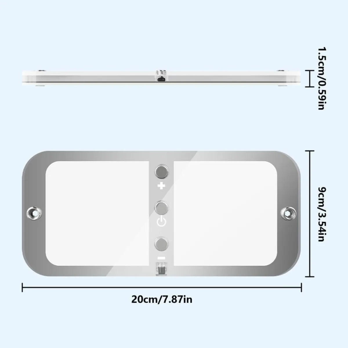 LED Ceiling Light, RV Lights Interior, with Remote - Image 1