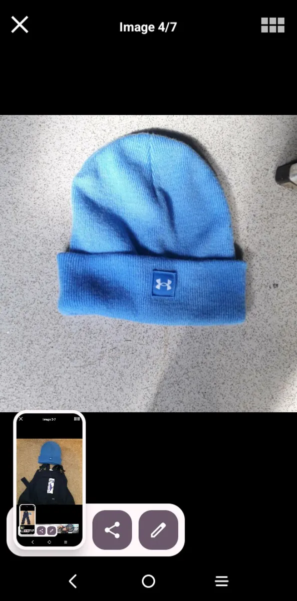 NEW.  LARGE. OVERALLS.  AND.  HAT - Image 4