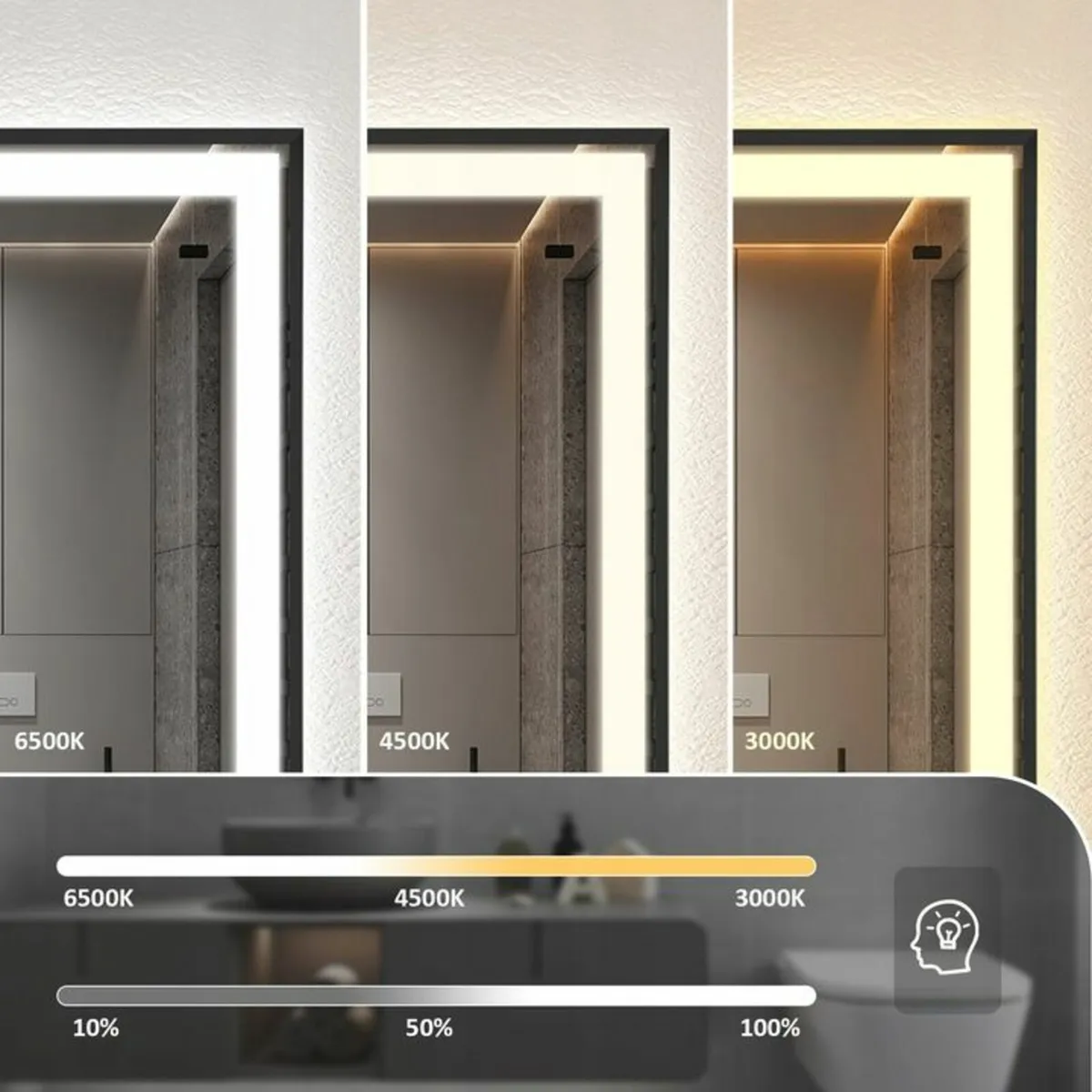 LED Bathroom Mirror - Image 4