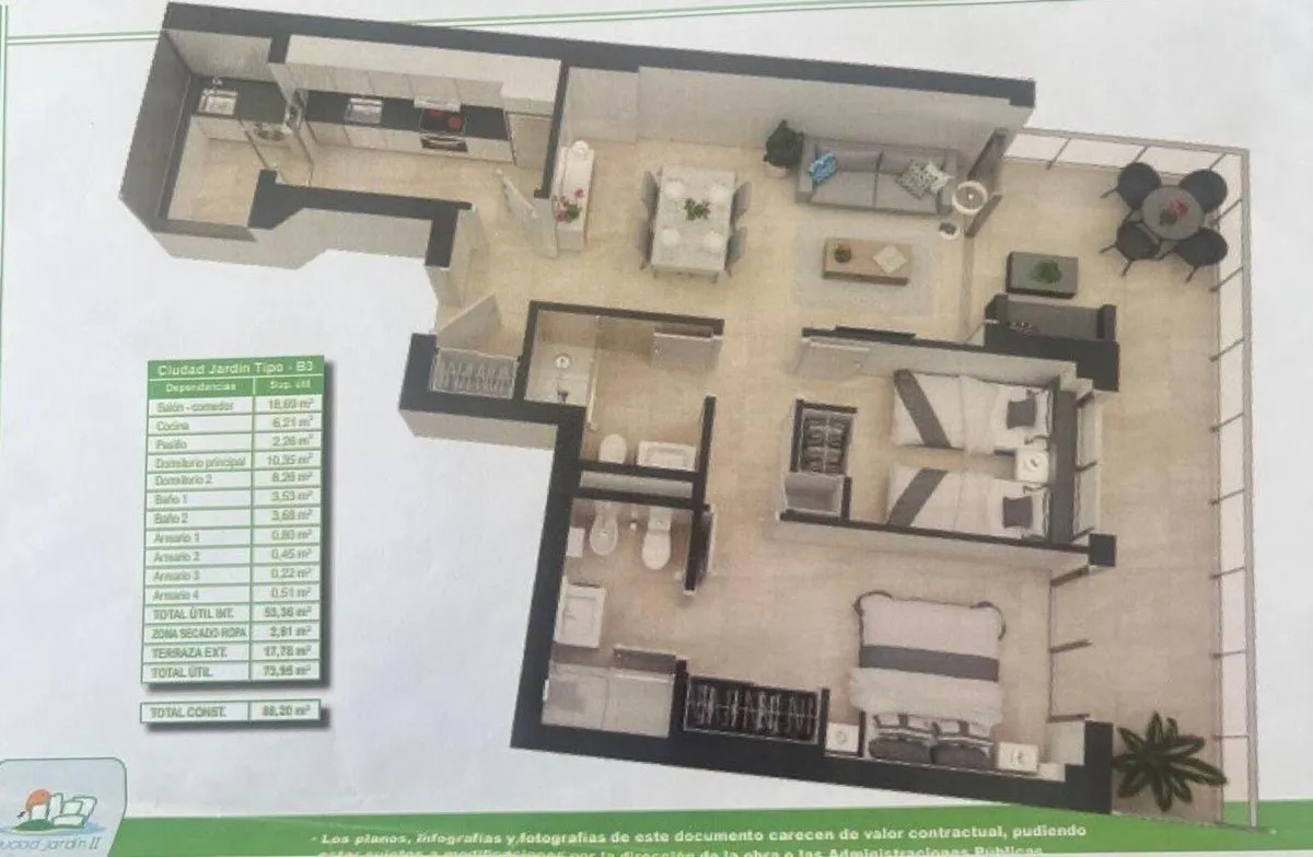 Brand New 2 bed 2 bath Apartment for sale - Image 2