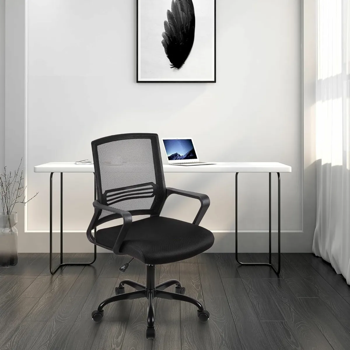 Adjustable office chair, ergonomic swivel seat - Image 2