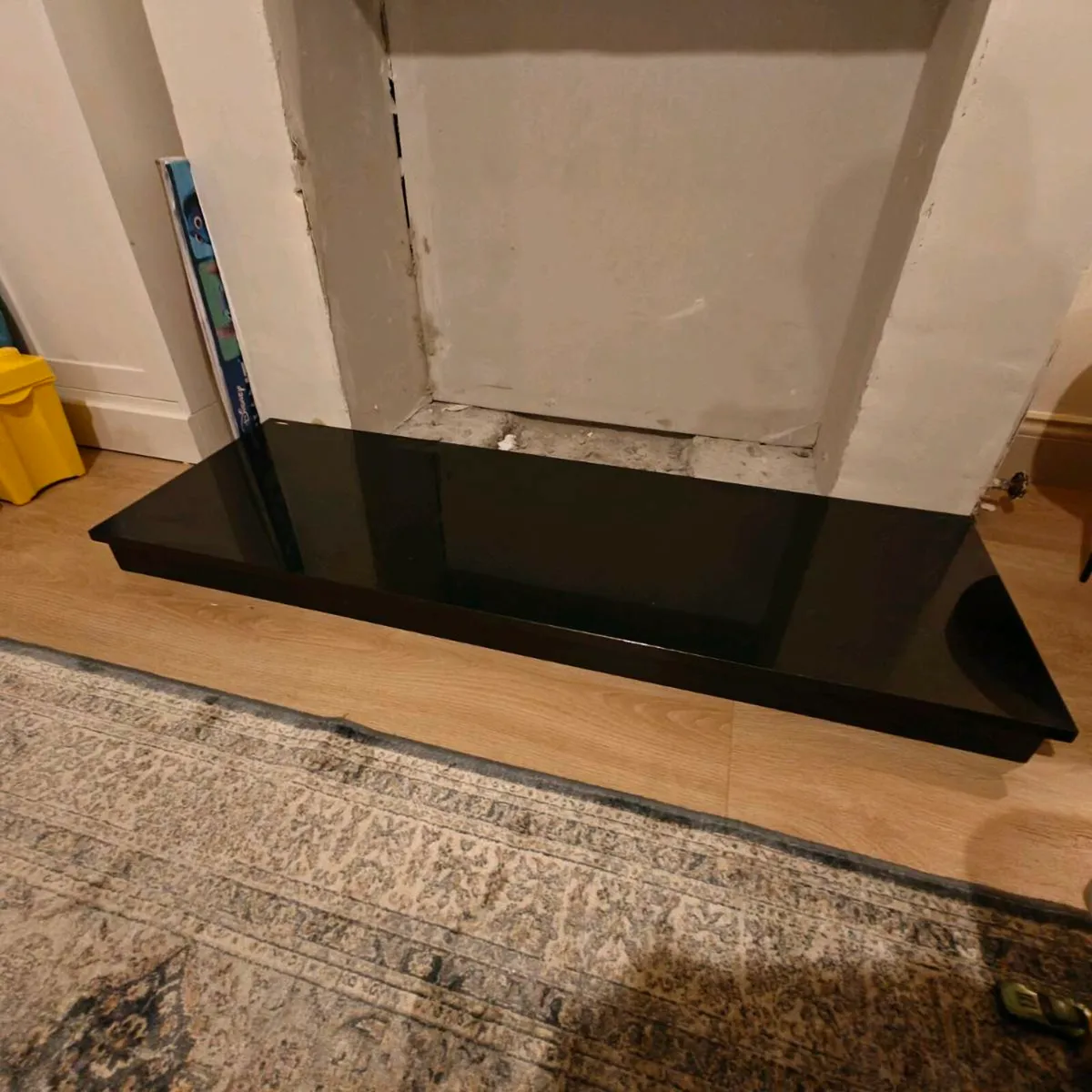 Black granite hearth - Image 2