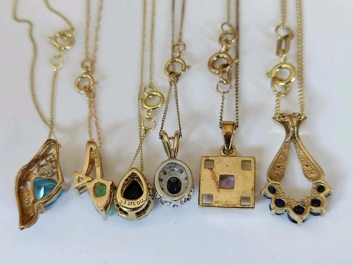 Vintage 9 CT Gold Necklaces, price from 200 euro - Image 3