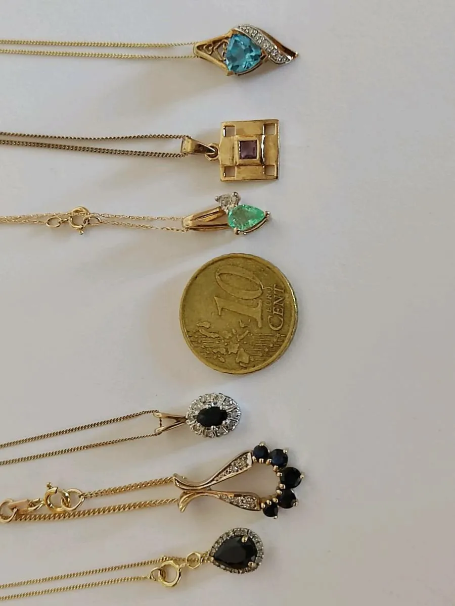 Vintage 9 CT Gold Necklaces, price from 200 euro - Image 4