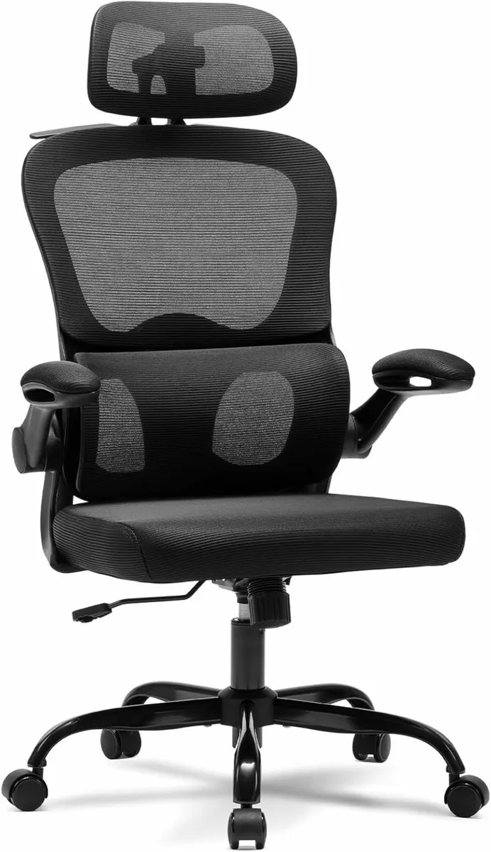 Ergonomic Office Chair Adjustable Lumbar Support - Image 2