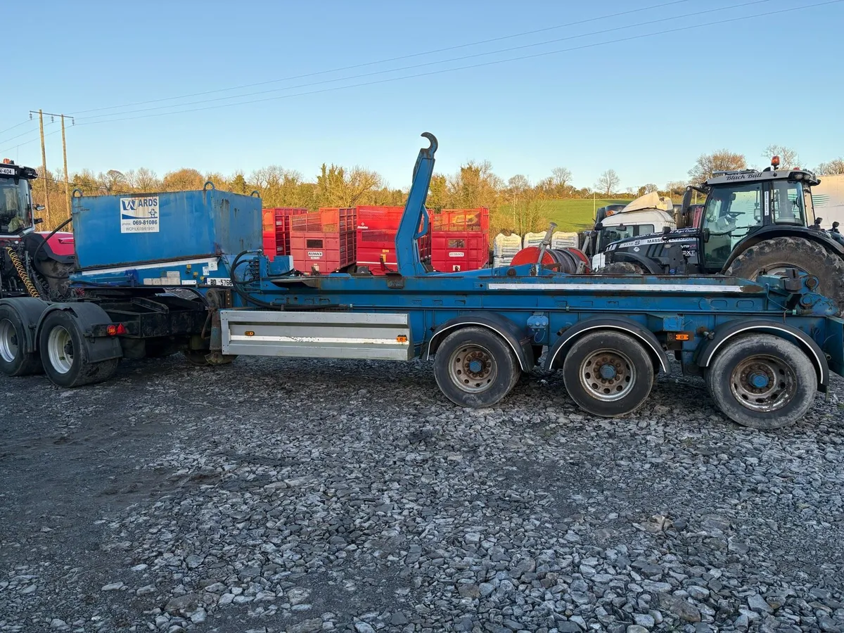 Hooklift artic trailer for sale - Image 1