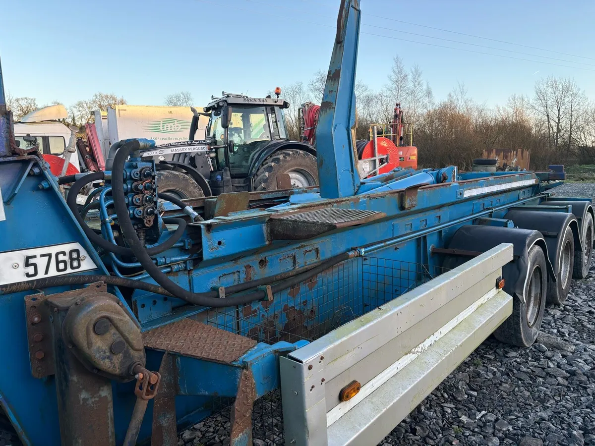 Hooklift artic trailer for sale - Image 3