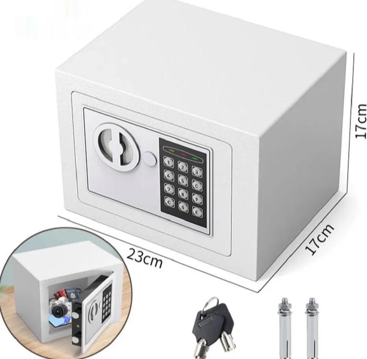 NEW Compact Digital Steel Safe Home Security - Image 2