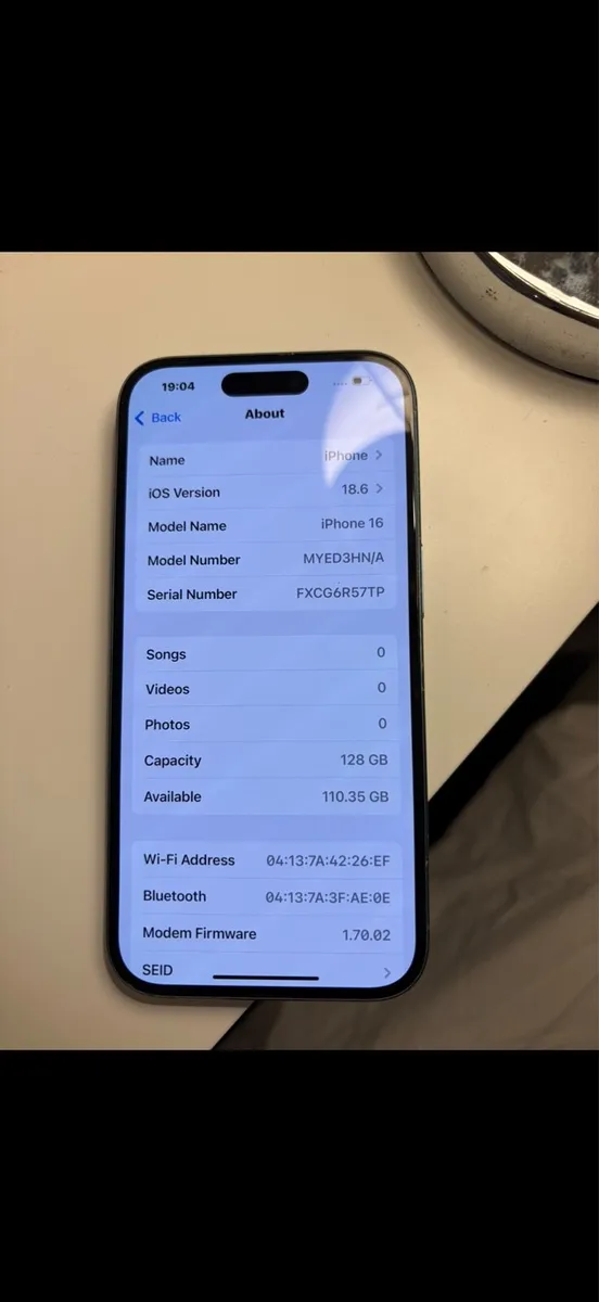 iPhone 16, Teal, 128gb, 91ºttery - Image 2