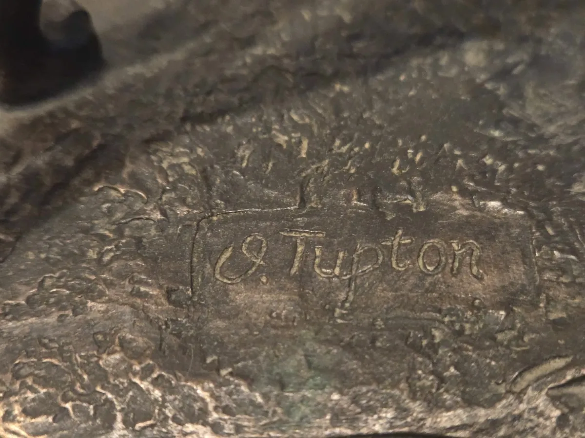 Pair Racing Greyhound Bronze Cast Sculpture - Image 2