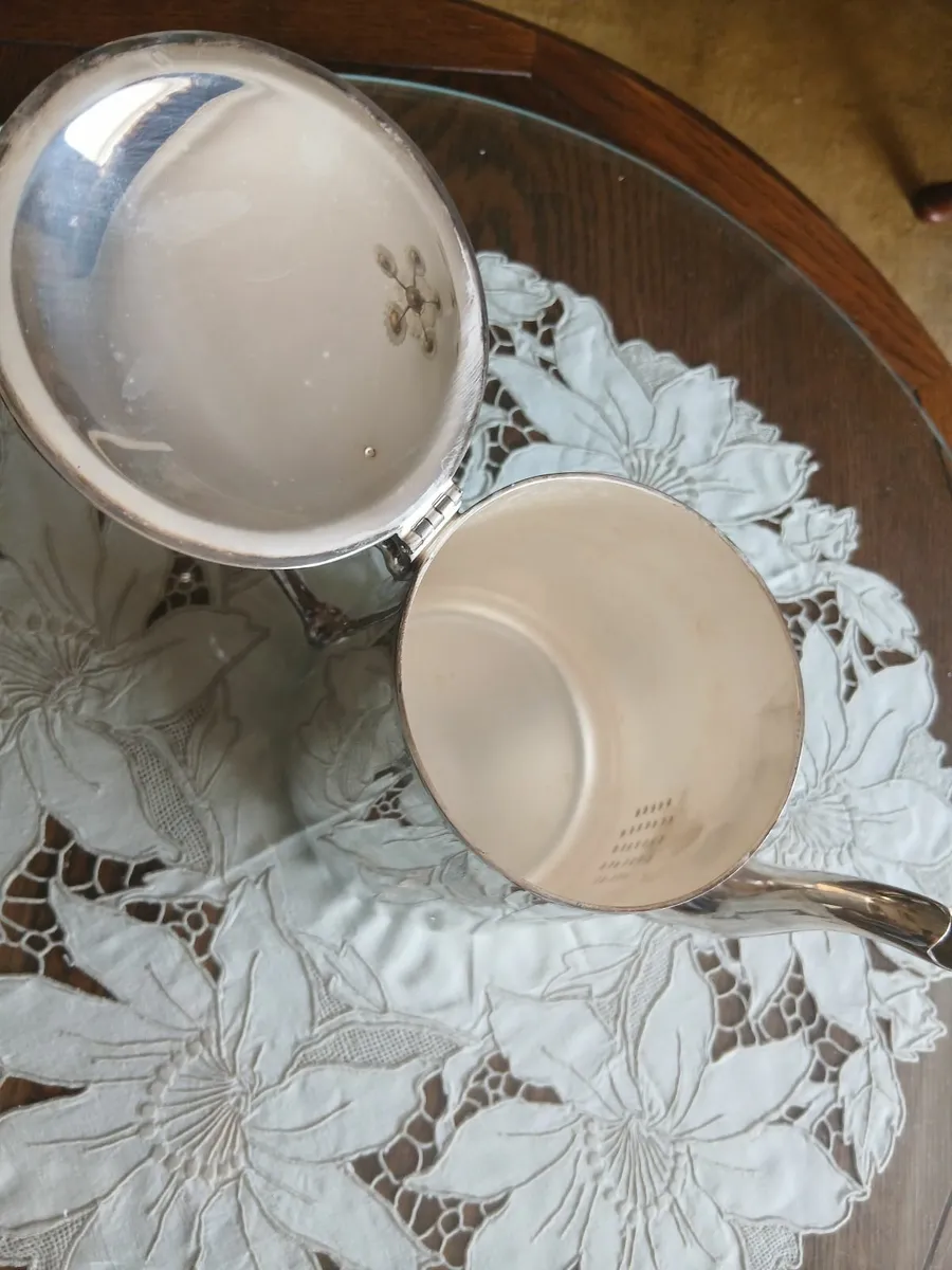 Silver Antique teapot - Image 2