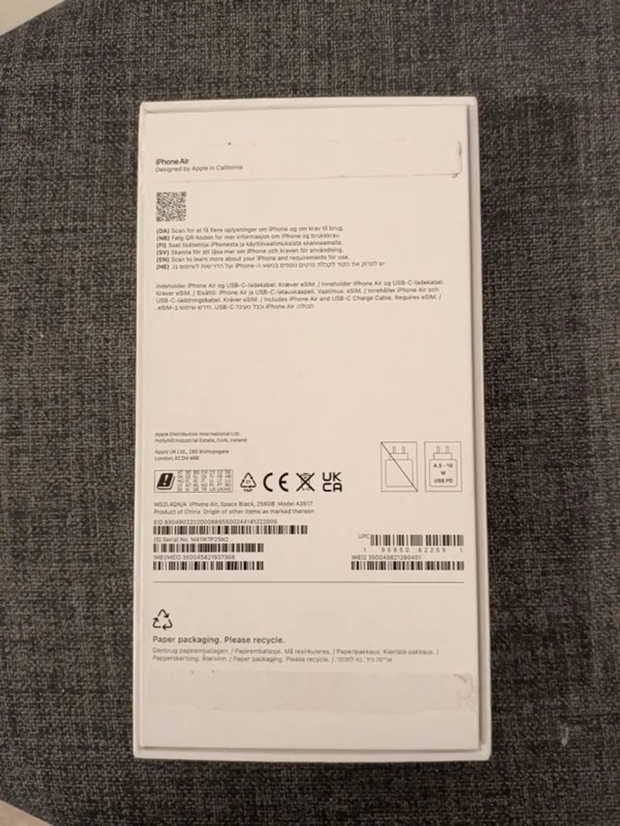 iPhone 17 air Space Black sim free - Image 2