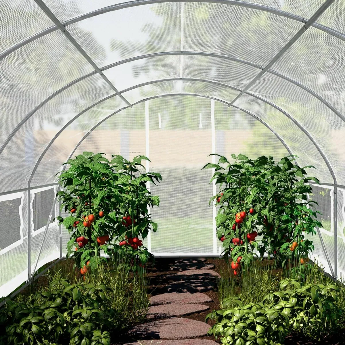 Polytunnel 3 x 2 m Stable and Durable ..Free Deliv - Image 1