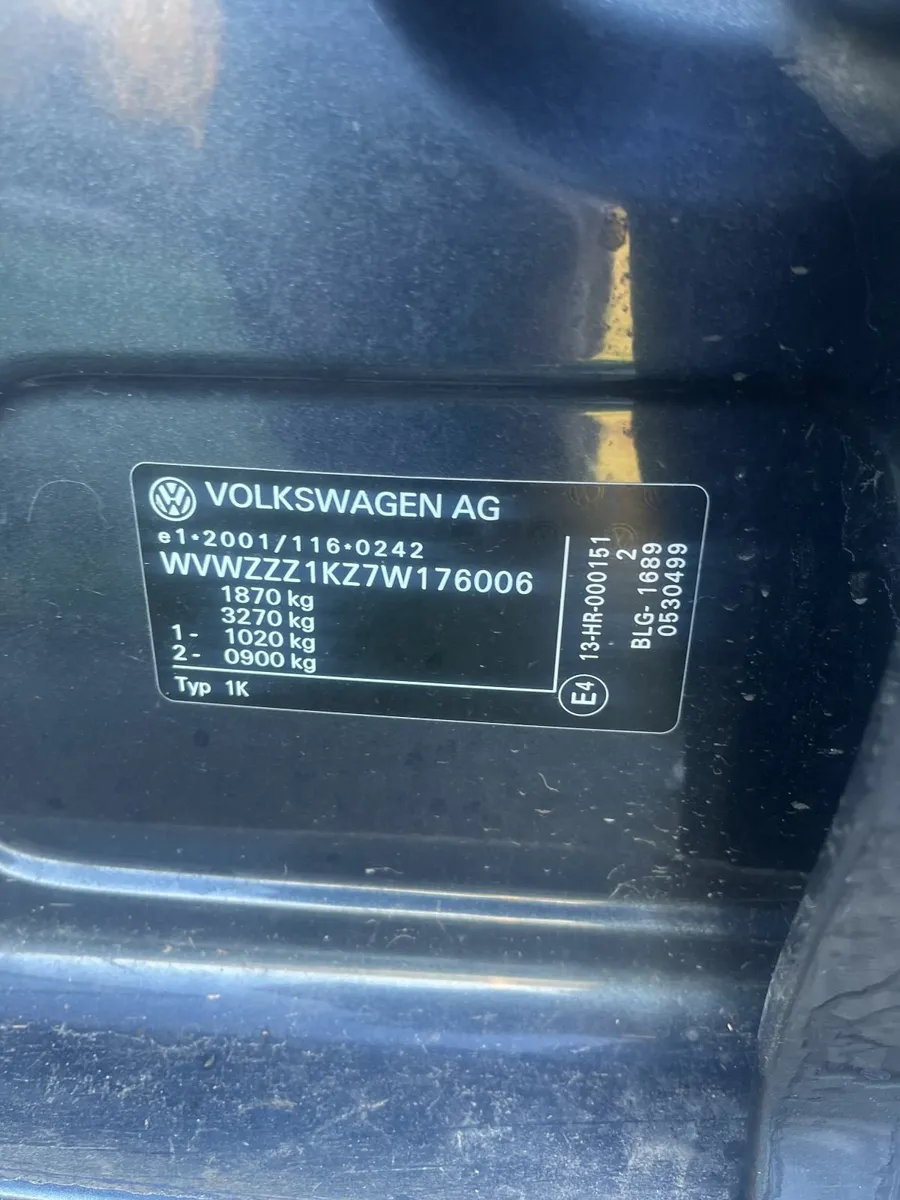 2007 VW Golf GT 1.4 TSI Turbo (BMY 140PS), 5-speed - Image 2