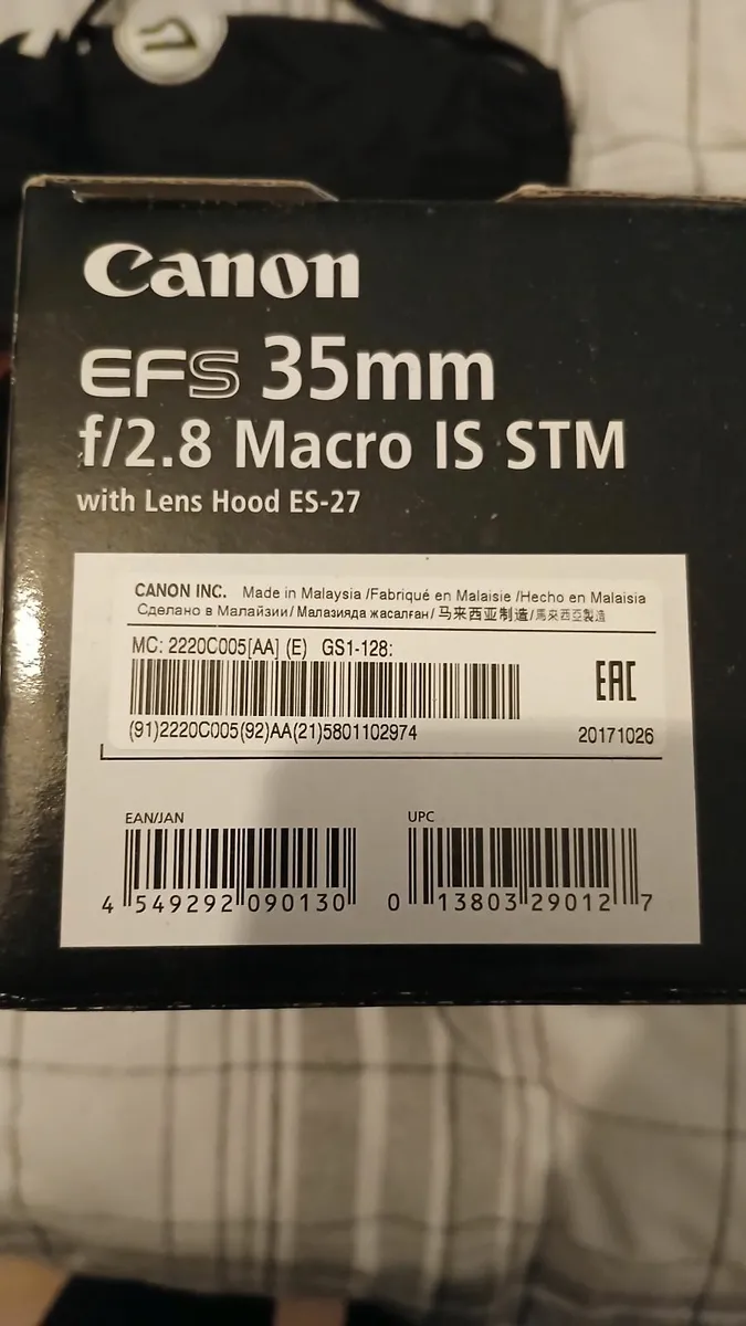 Canon 1000D body, 2 X Canon lens,  bag, tripod. - Image 2