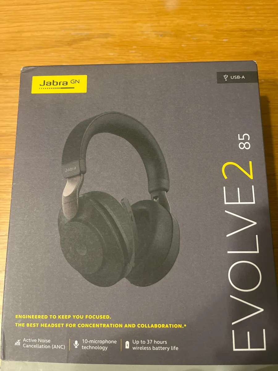 Jabra GN Evolve2 85- USB-A Wireless Headset - Image 1