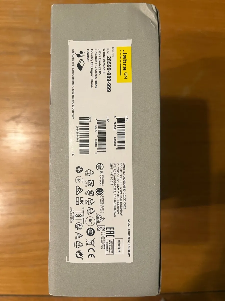 Jabra GN Evolve2 85- USB-A Wireless Headset - Image 2