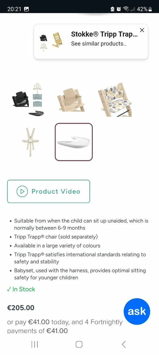 Tripp Trapp feeding bundle accessories - Image 2