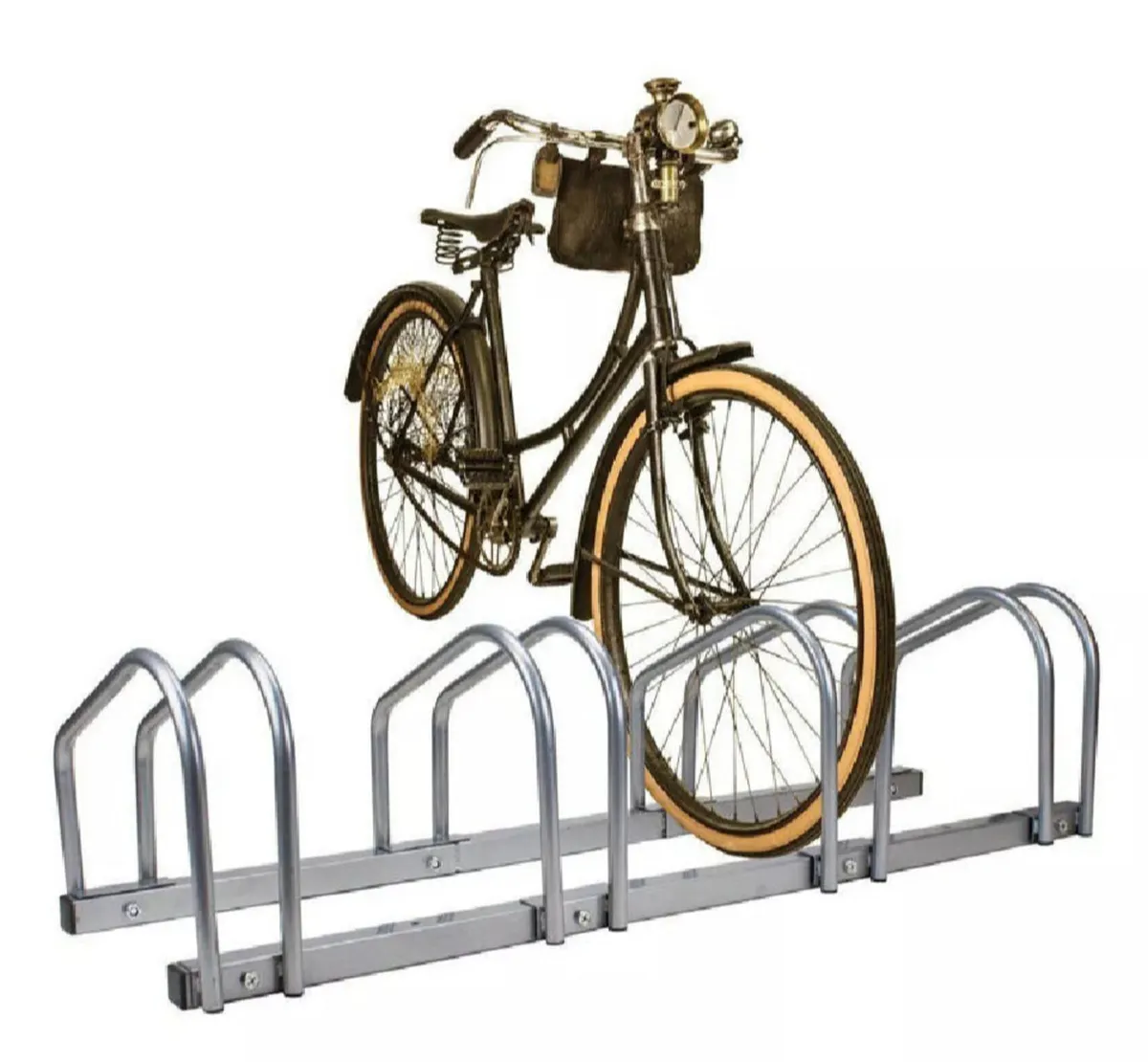 Bicycle Parking Rack 4 Bike Steel Stand NEW - Image 2