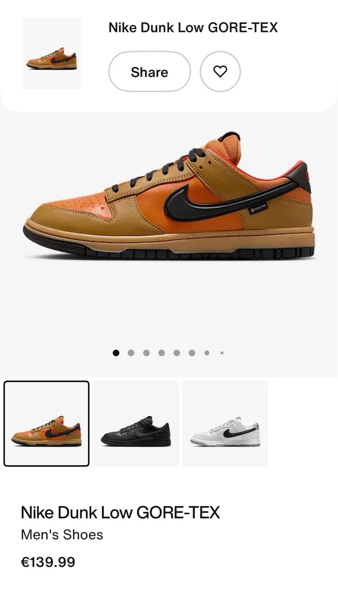 Nike Dunk Low Gore Tex - Image 1