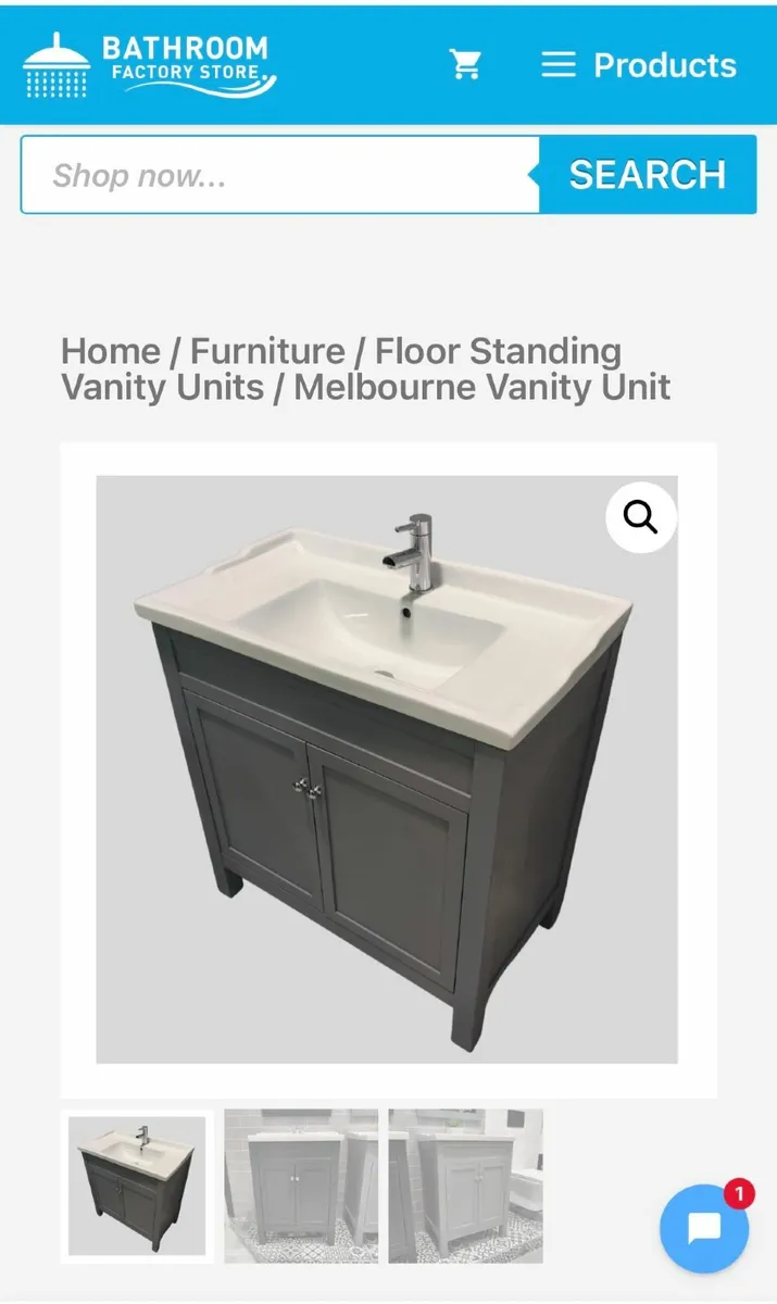 Brand New Bathroom Vanity Unit - Never Used - Image 1
