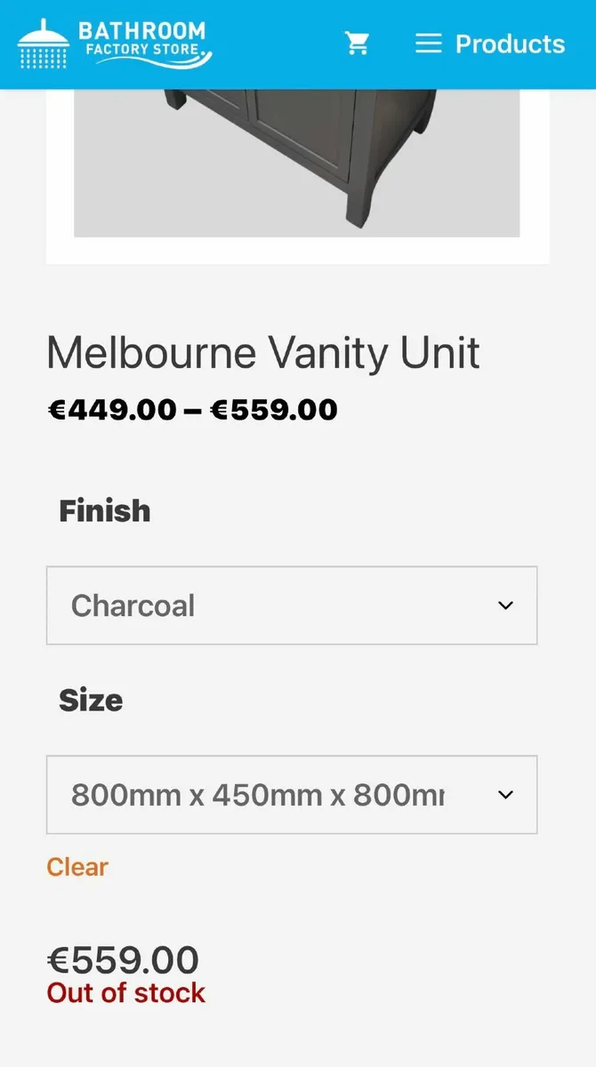 Brand New Bathroom Vanity Unit - Never Used - Image 4