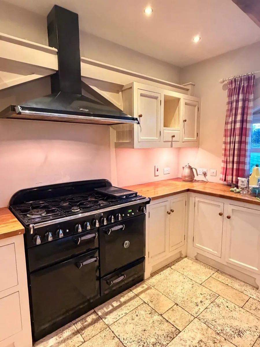 Solid Wood painted kitchen with large island - Image 1