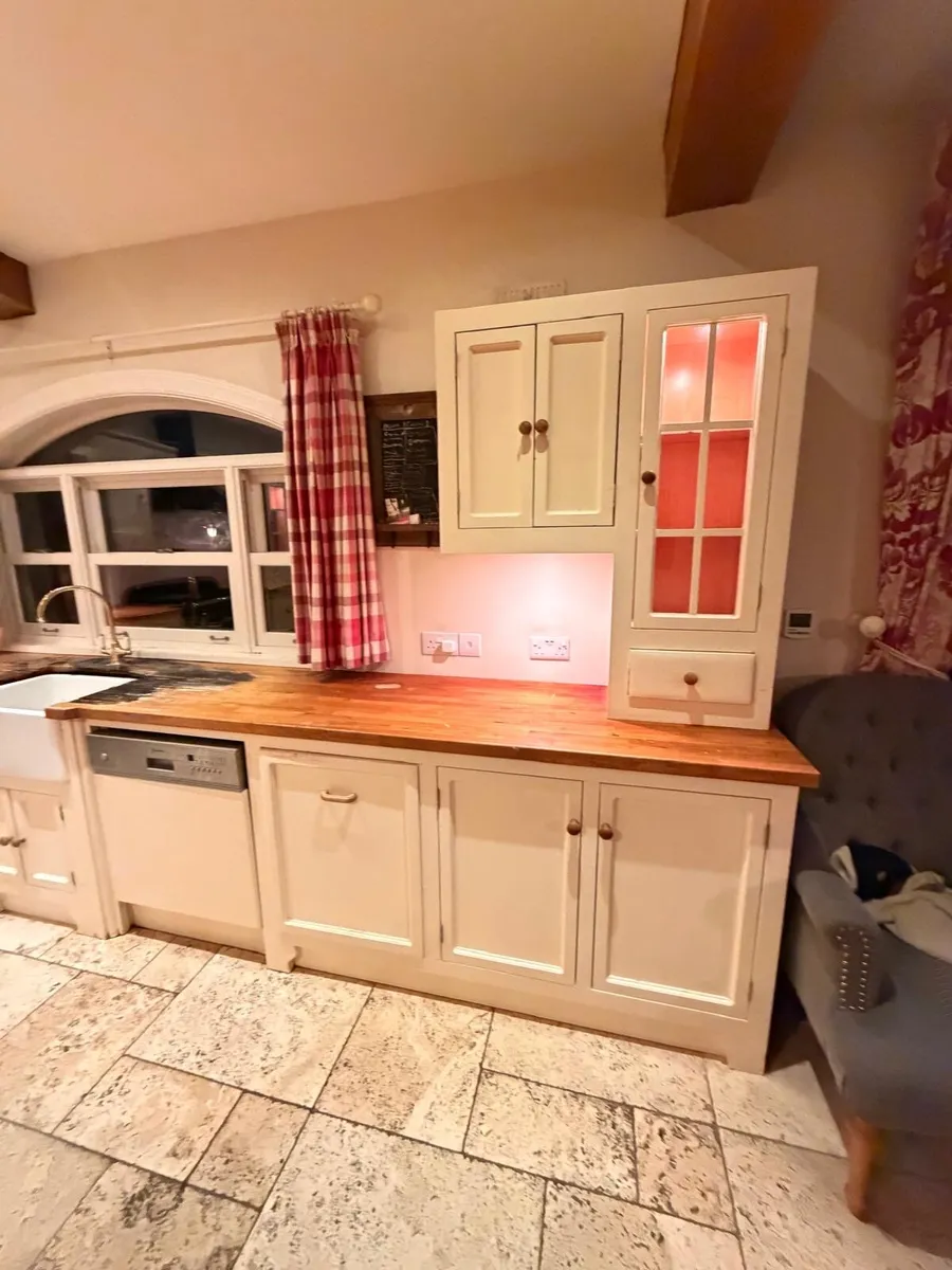 Solid Wood painted kitchen with large island - Image 4