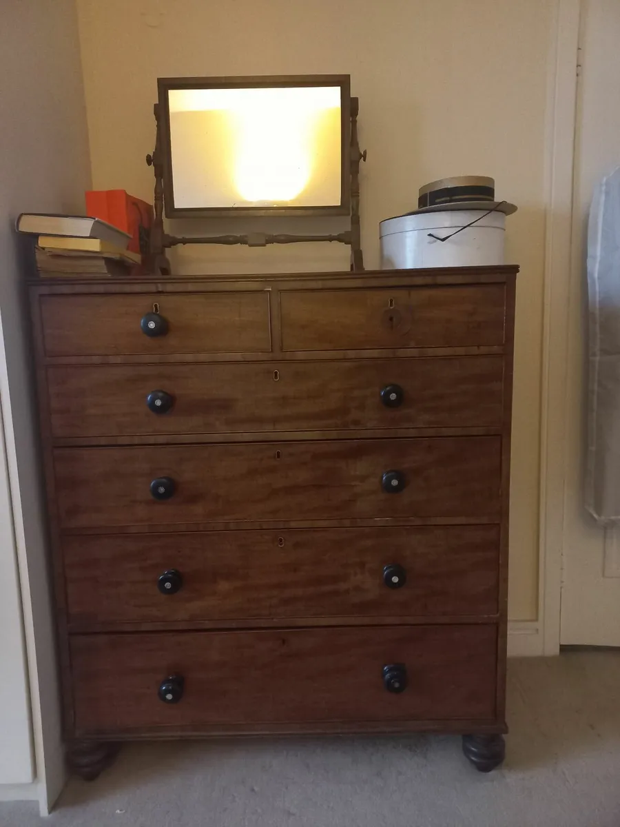 19th Century Mahogany Chest Of Drawers