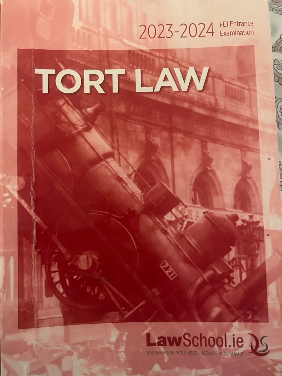 Tort Law FE1 Manual Lawschool .ie 2023/2024 - Image 1