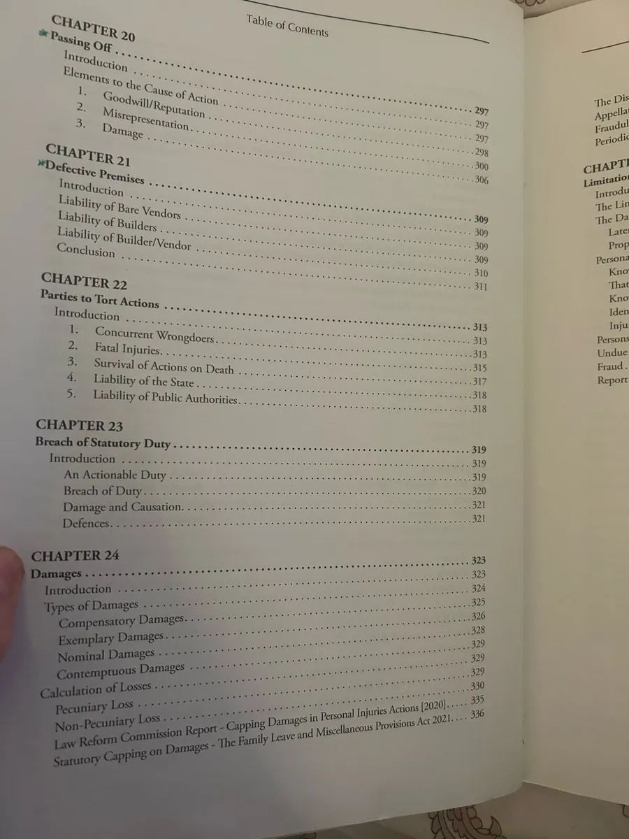 Tort Law FE1 Manual Lawschool .ie 2023/2024 - Image 2