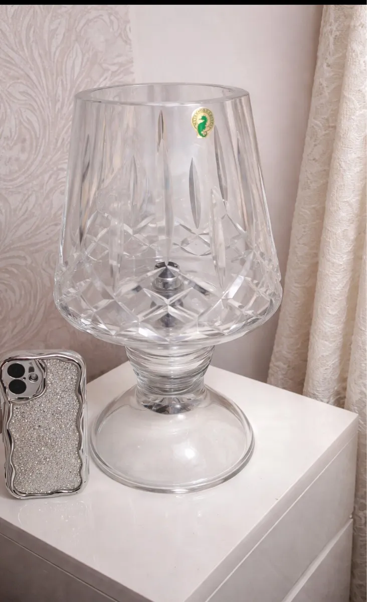 Waterford crystal taper lamp