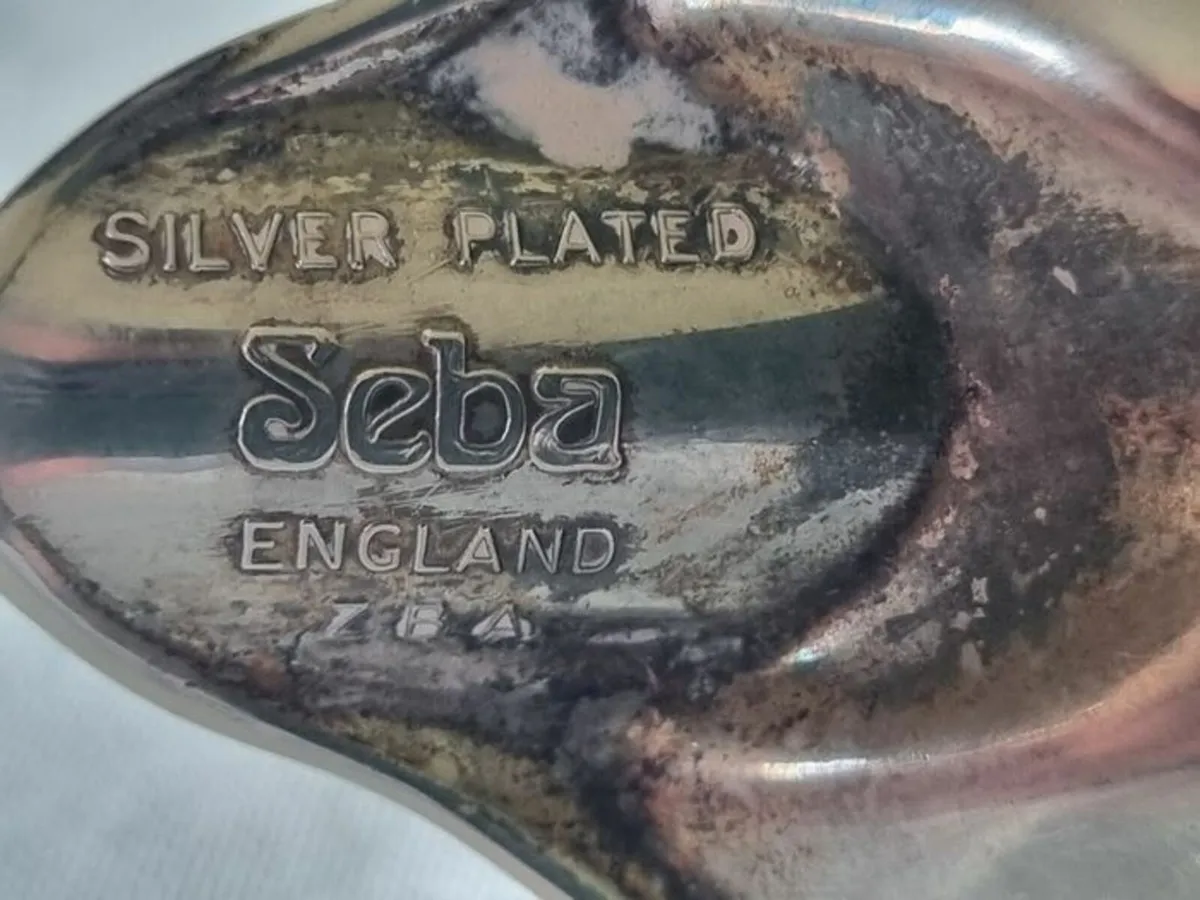 Three vintage silver plated pieces set - Image 4