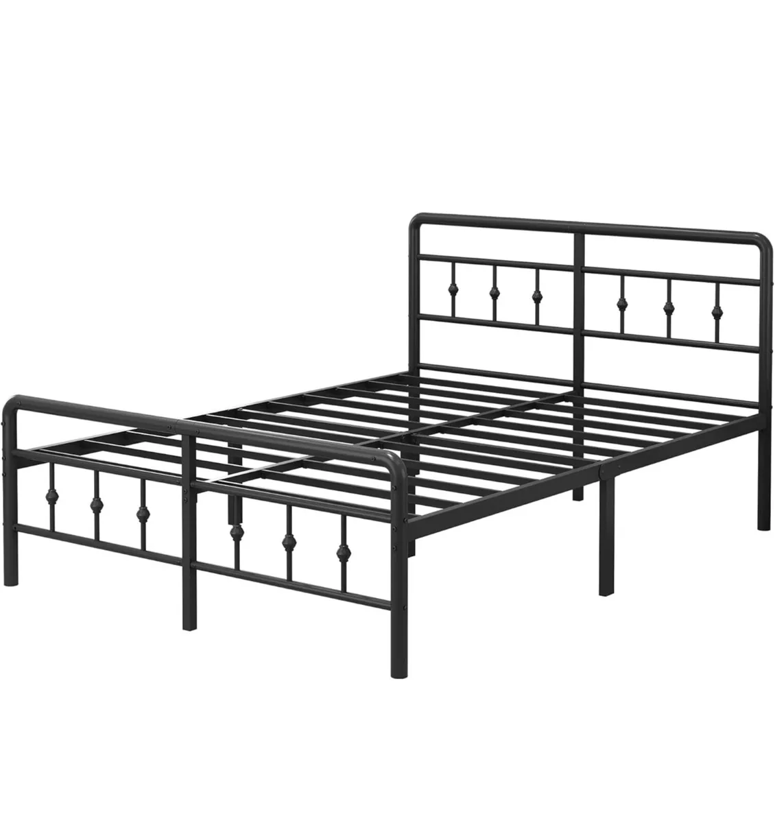 King Size Bed Frame with Victorian Headboard and F - Image 2
