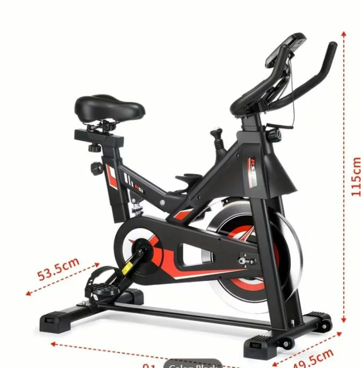 Exercise Bike Indoor Cycling Bike with Silent Belt - Image 2